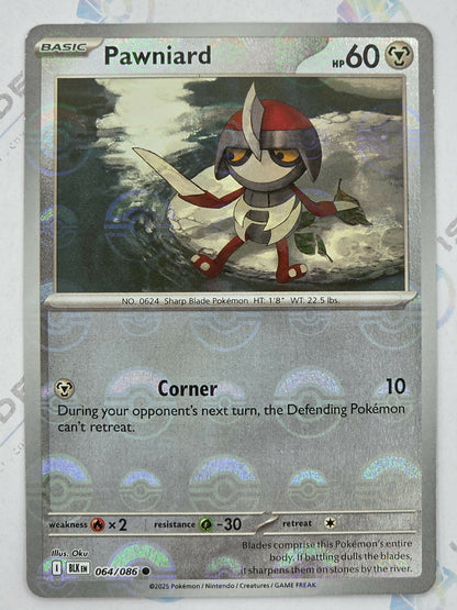 Pawniard - Black Bolt - 064/086 (Poké Ball Foil)