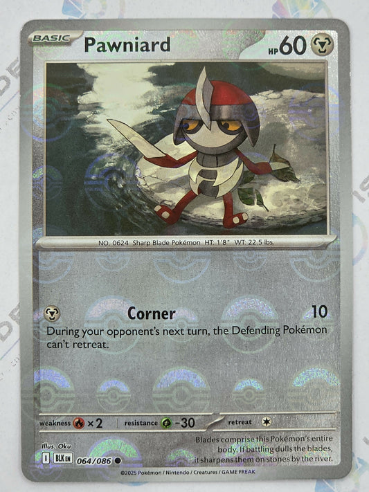 Pawniard - Black Bolt - 064/086 (Poké Ball Foil)