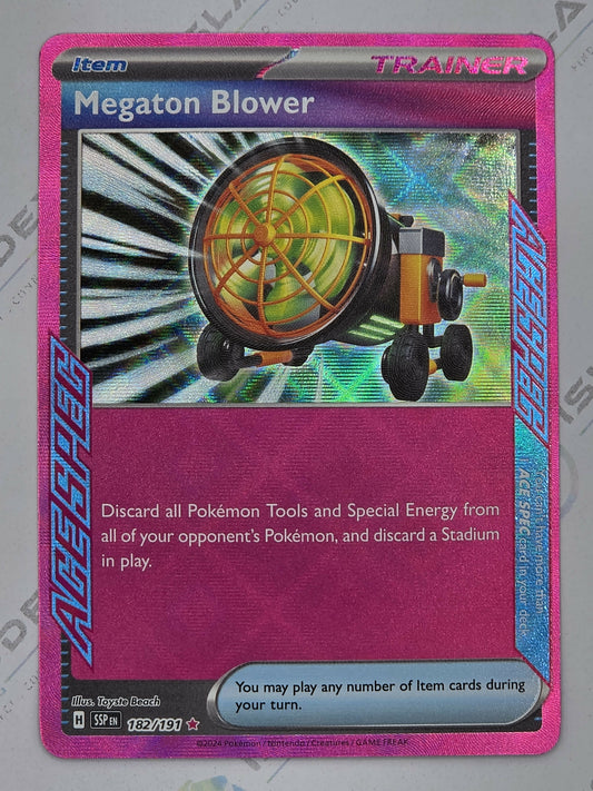 Megaton Blower - Surging Sparks - 182/191 (Ace Spec)