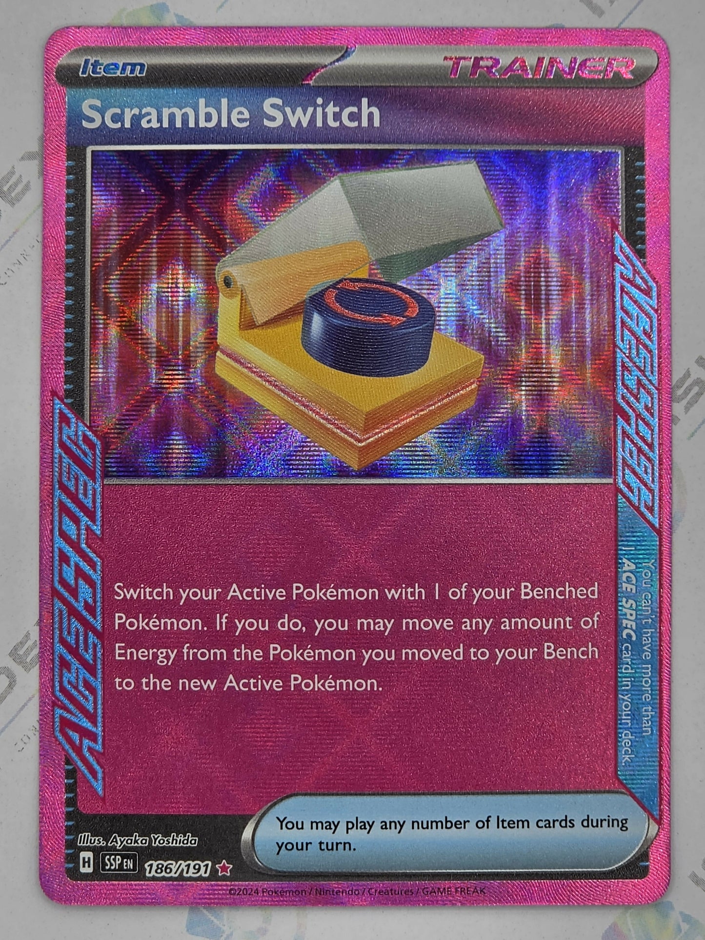 Scramble Switch - Surging Sparks - 186/191 (Ace Spec)
