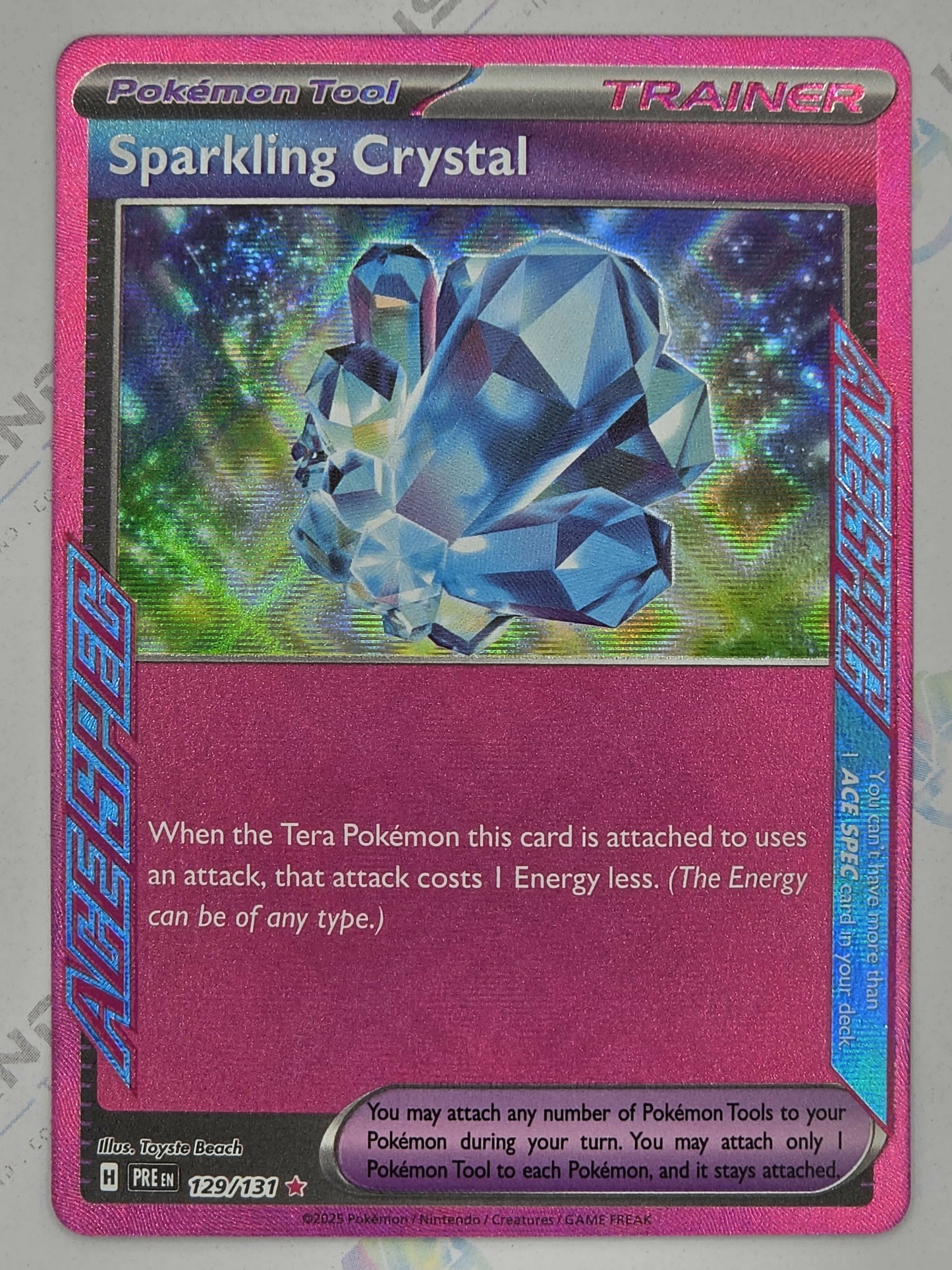 Sparkling Crystal - Prismatic Evolutions - 129/131 (Ace Spec)
