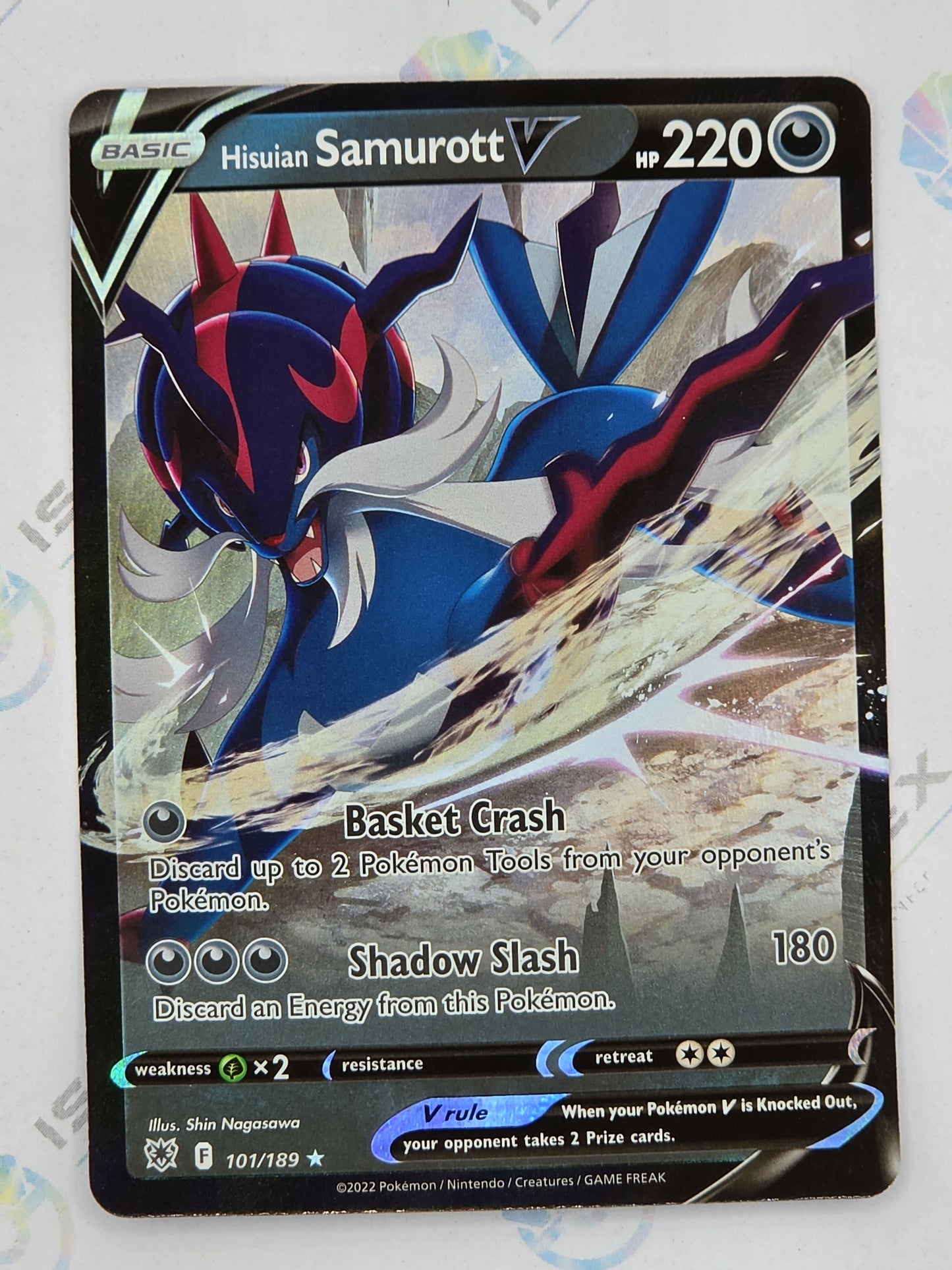 Hisuian Samurott V - Astral Radiance - 101/189