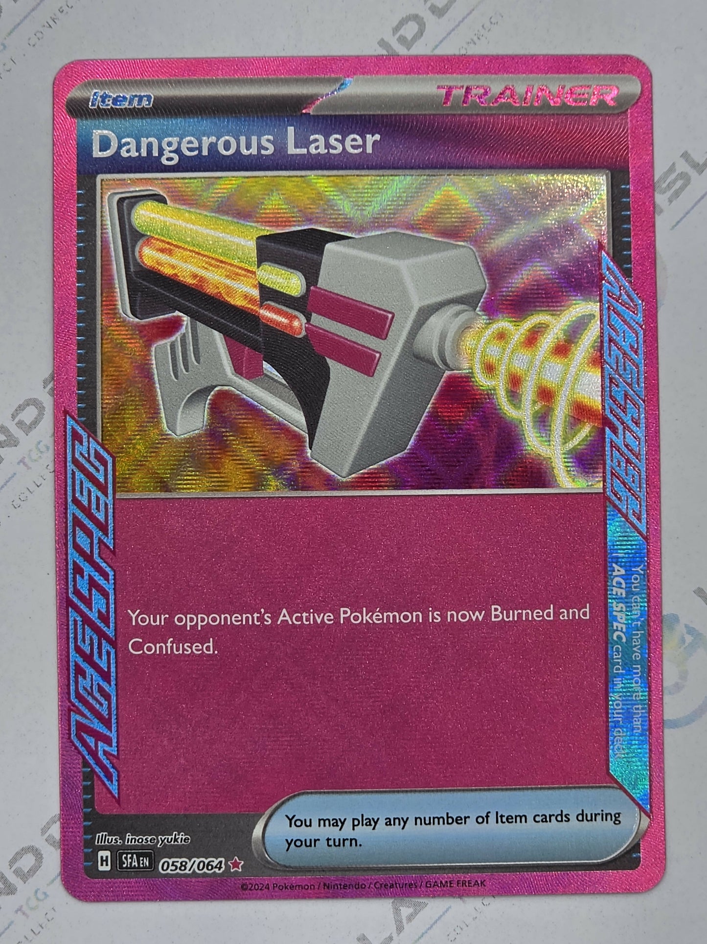 Dangerous Laser - Shrouded Fable - 058/064 (Ace Spec)