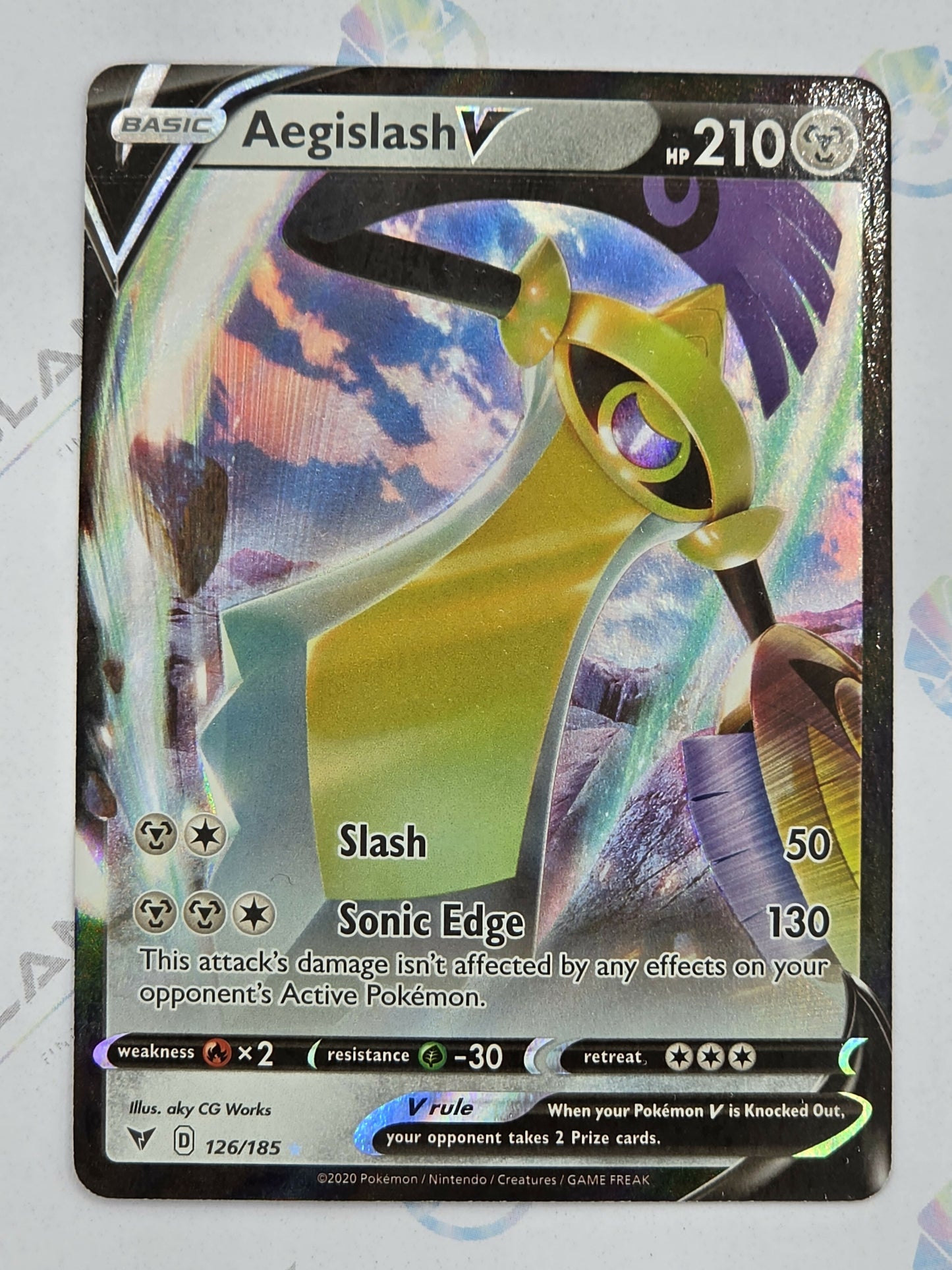 Aegislash V - Vivid Voltage - 126/185