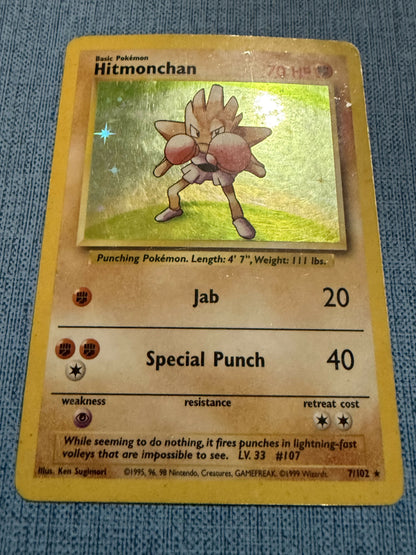 Hitmonchan 7/102 - Base Set Dmg