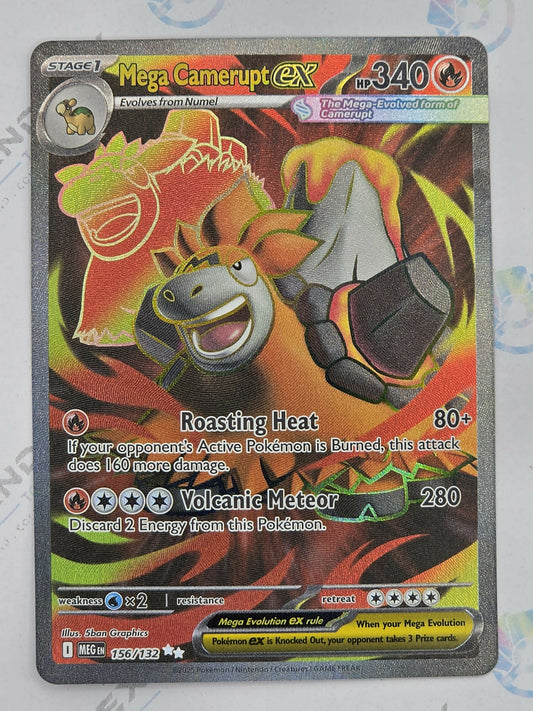• Mega Camerupt ex - Mega Evolution - 156/132