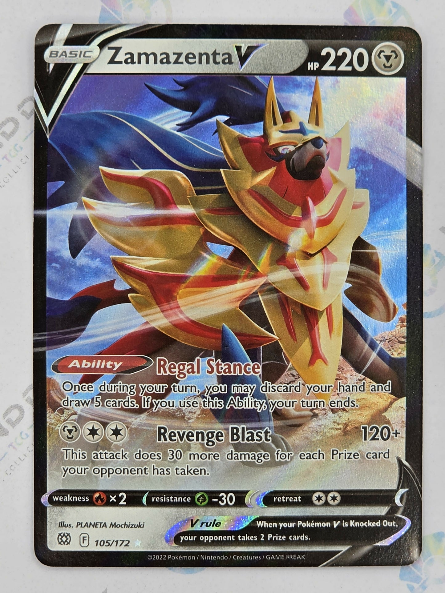 Zamazenta V - Brilliant Stars - 105/172