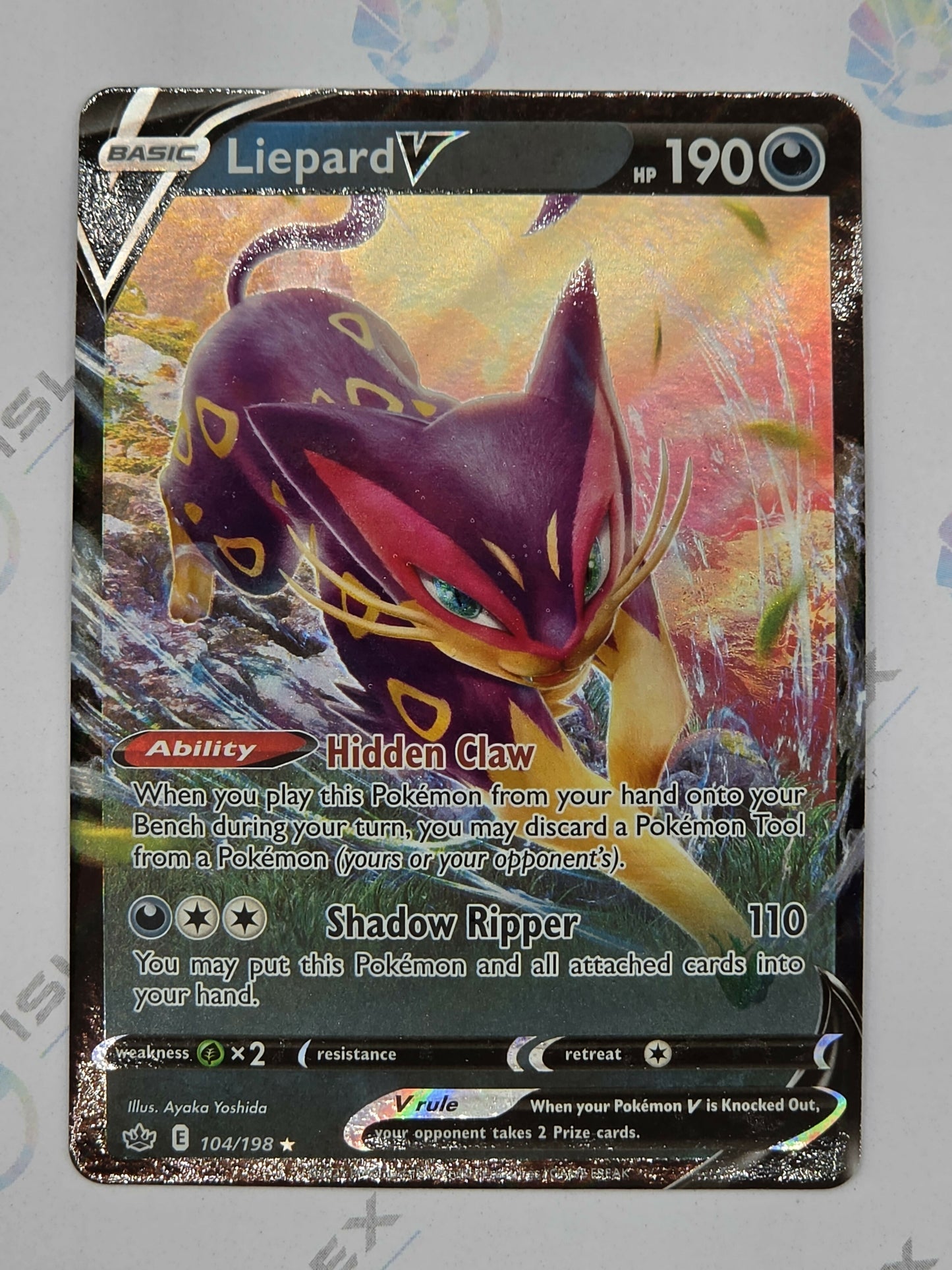 Liepard V - Chilling Reign - 104/198