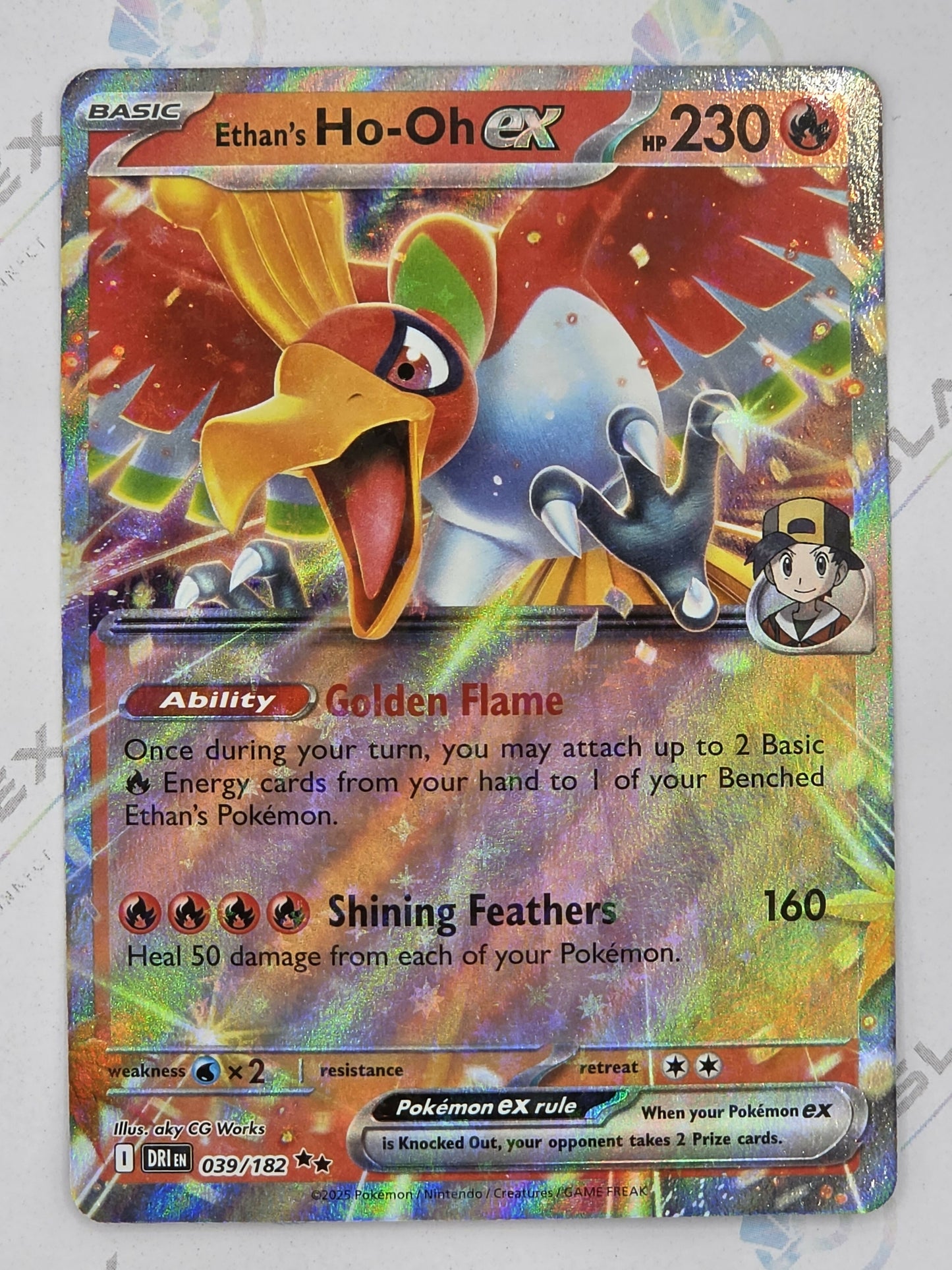 Ethan's Ho-Oh ex - Destined Rivals - 039/182