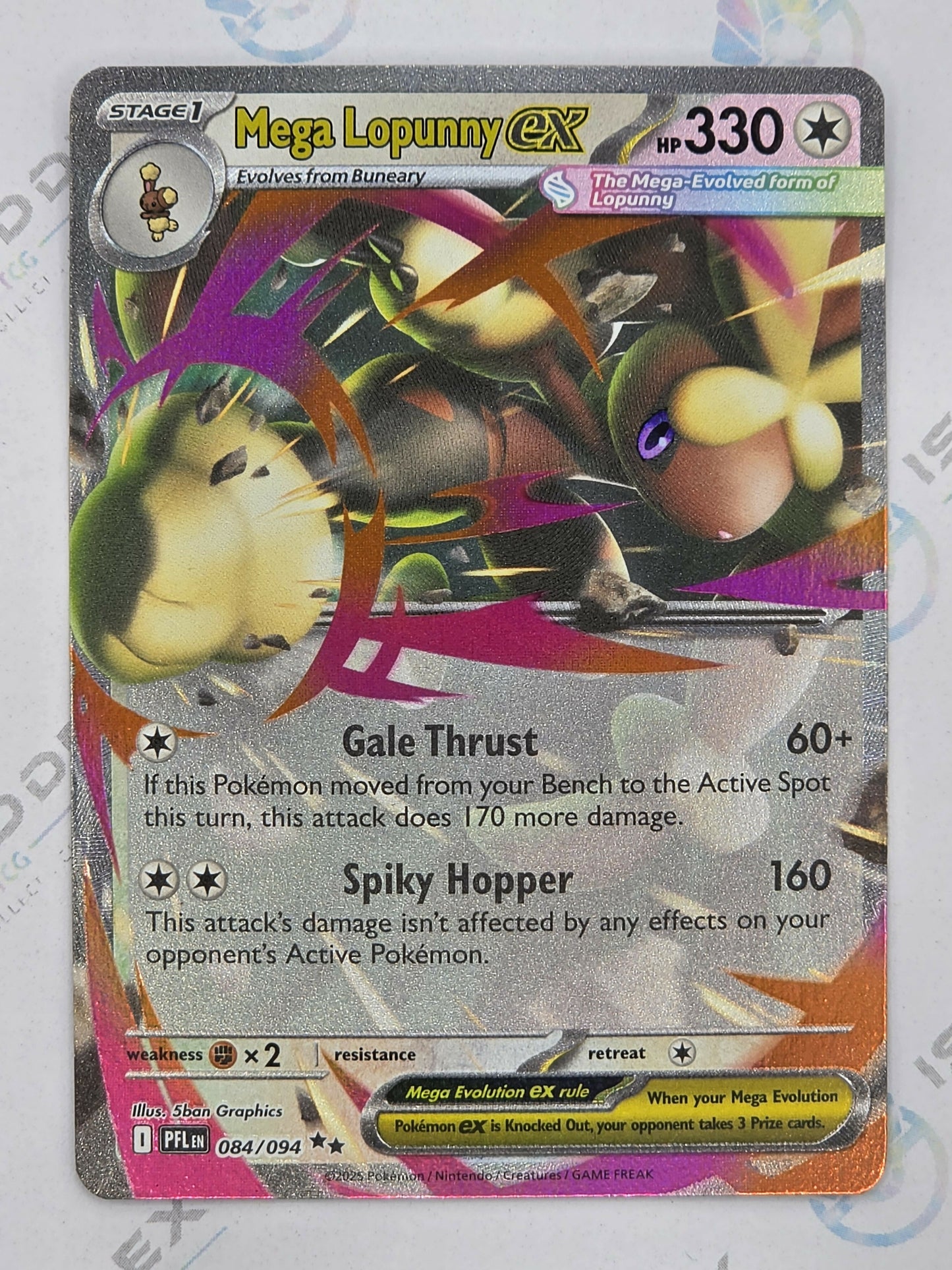 Mega Lopunny ex - Phantasmal Flames - 084/094