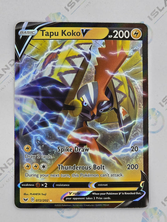 Tapu Koko V - Sword & Shield Base Set - 072/202