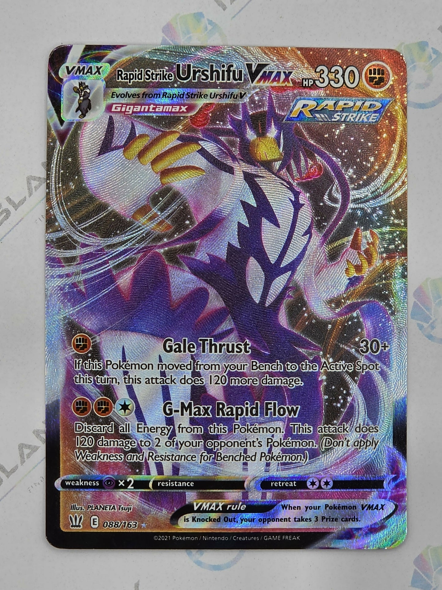 Rapid Strike Urshifu Vmax - Battle Styles - 088/163