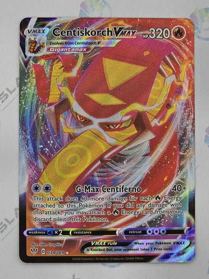 Centiskorch Vmax - Darkness Ablaze - 034/189