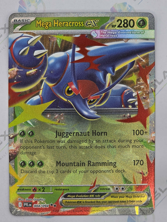 Mega Heracross ex - Phantasmal Flames - 004/094