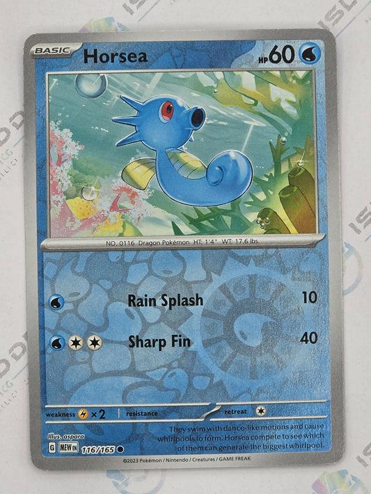 Horsea - 151 - 116/165 - (Reverse Holo)