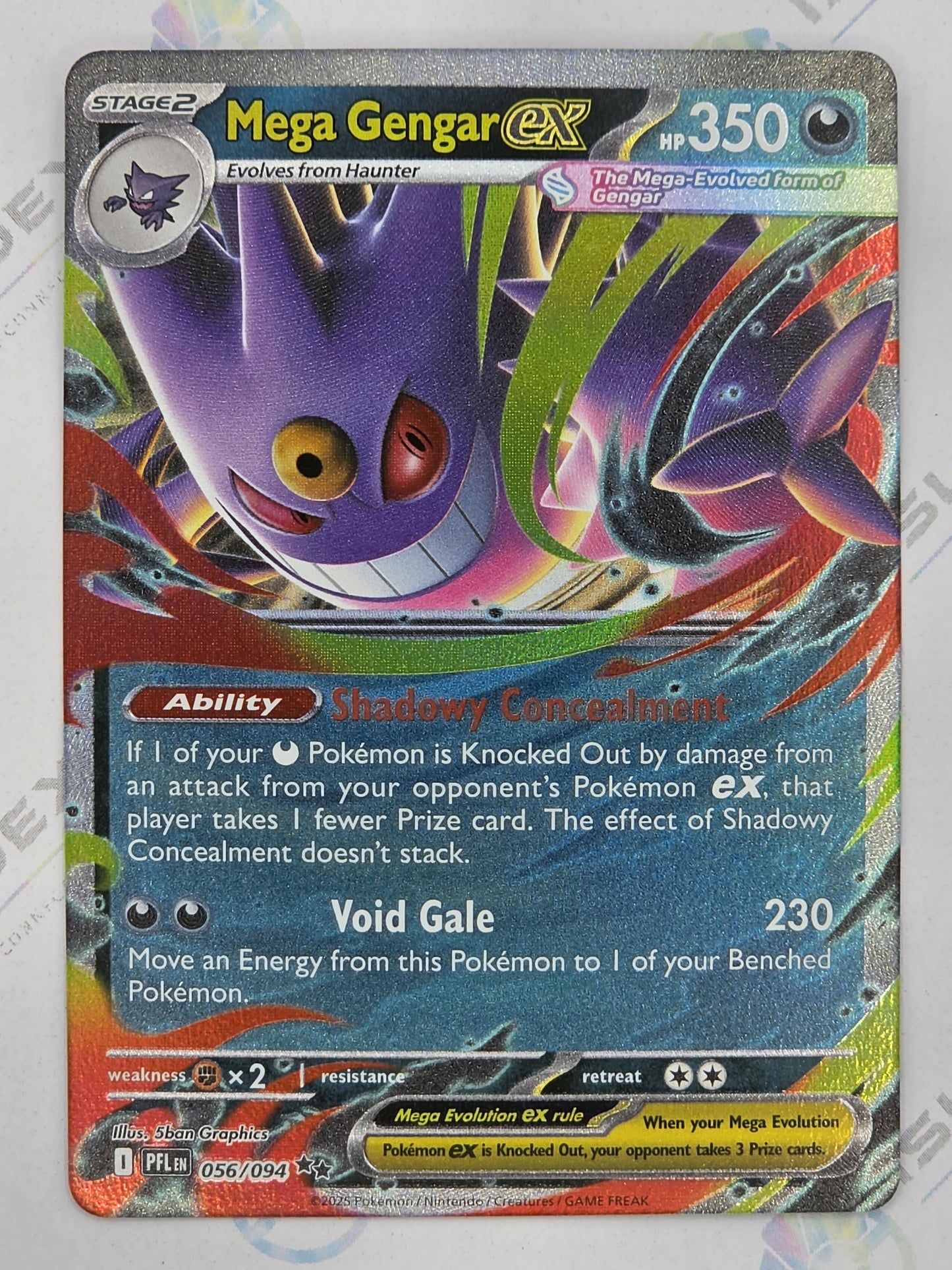 Mega Gengar ex - Phantasmal Flames - 056/094