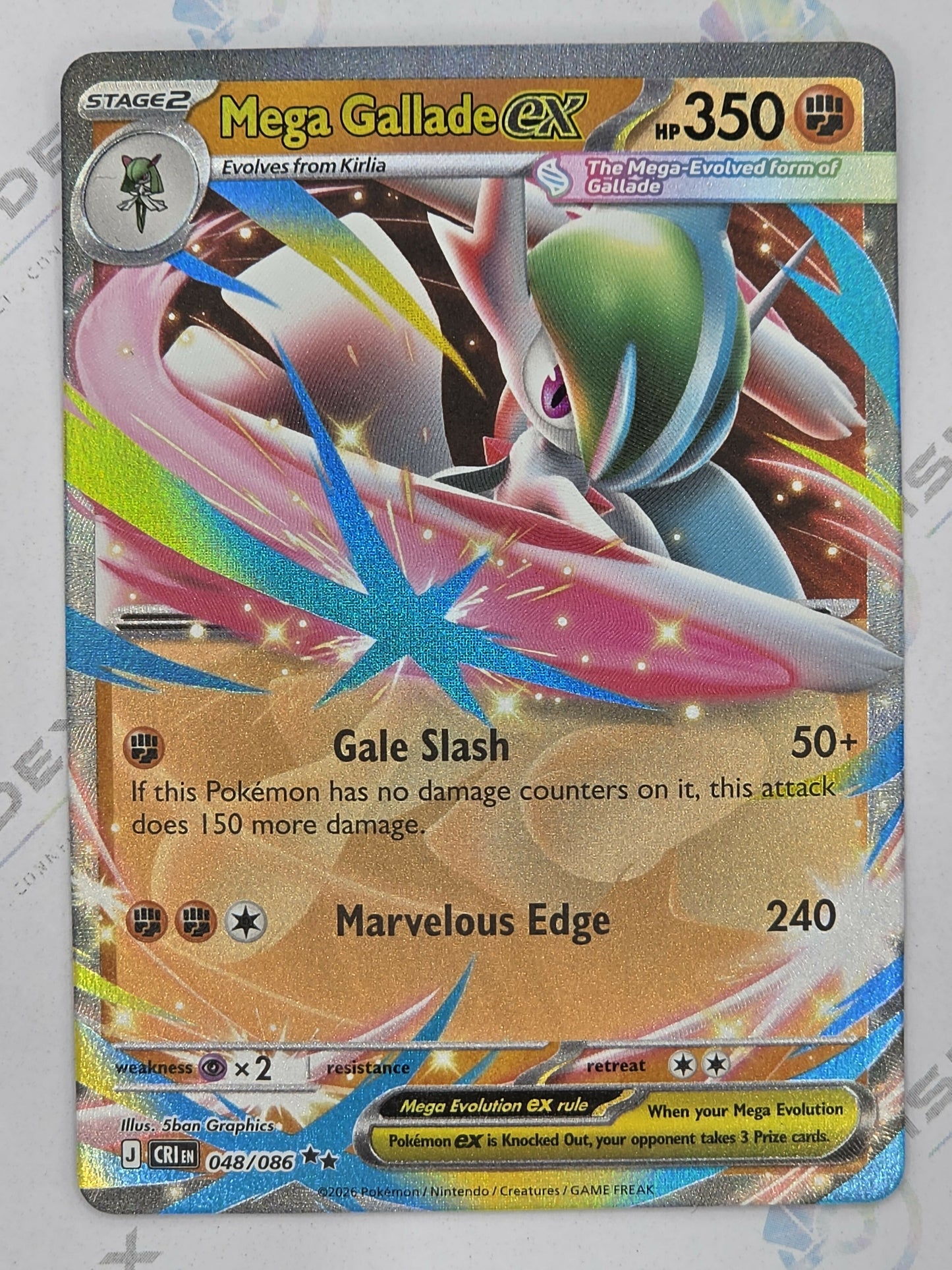 Mega Gallade ex - Chaos Rising - 048/086