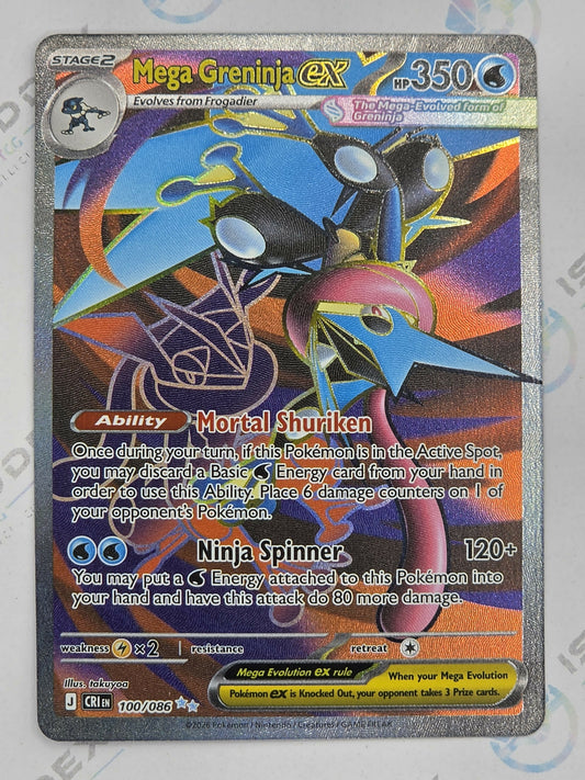 • Mega Greninja ex - Chaos Rising - 100/086