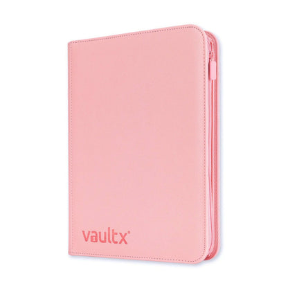VaultX 9-Pocket Zip Binder - Just Pink