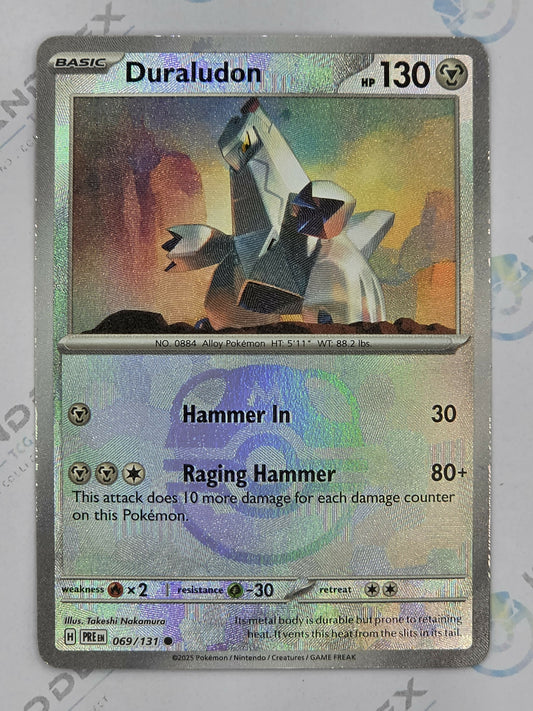 Duraludon - Prismatic Evolutions - 069/131 (Master Ball Foil)
