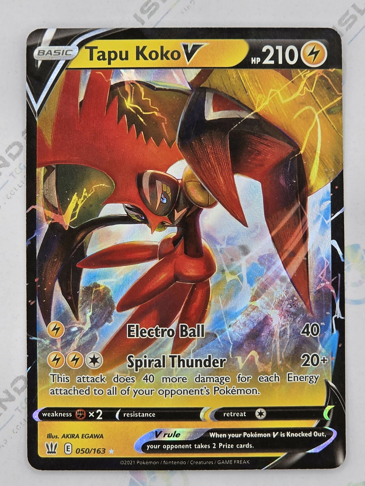 Tapu Koko V - Battle Styles - 050/163